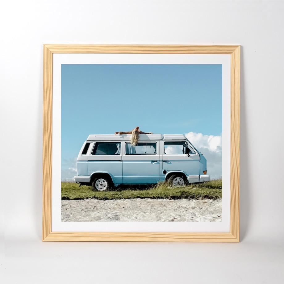 Ramka na zdjęcia 40x40 cm ramka z drewna surowego ramka kwadratowa RAW DIY