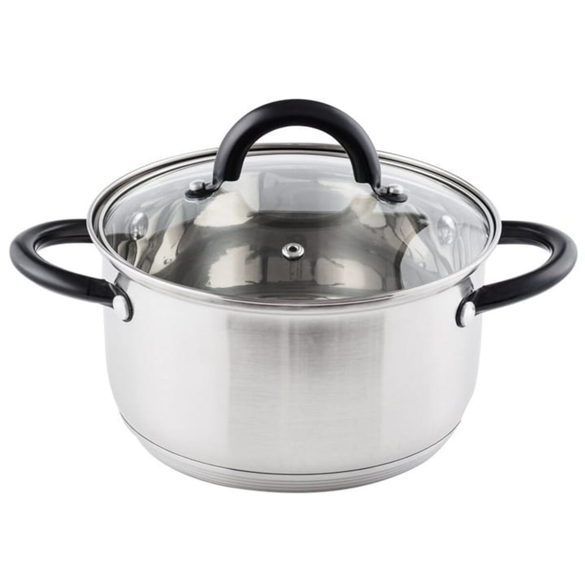 Garnki Vilde Zestaw Komplet Garnków Stalowe Srebrne Czarne do Gotowania