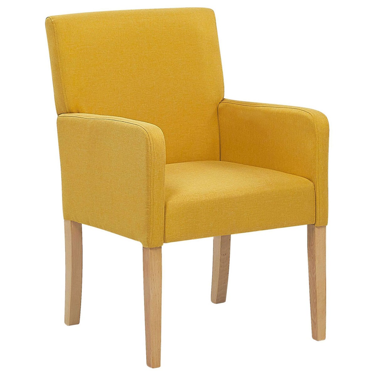 Krzesło do jadalni żółte ROCKEFELLER