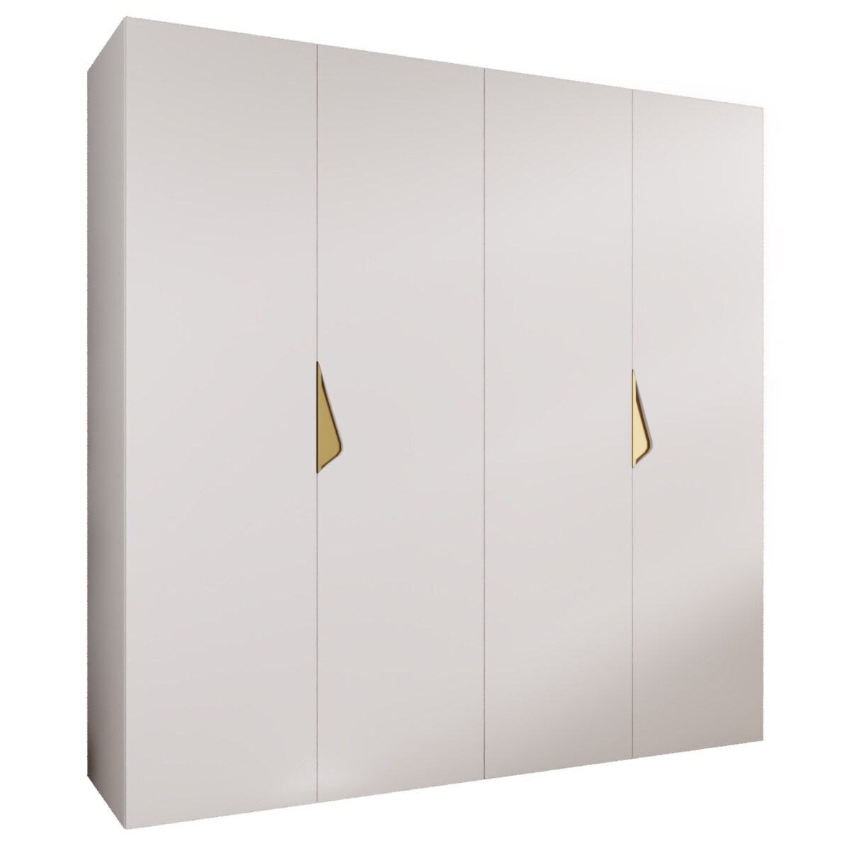 Szafa uchylna Sandi 1 200 wys 202 cm Biały + u Złoty