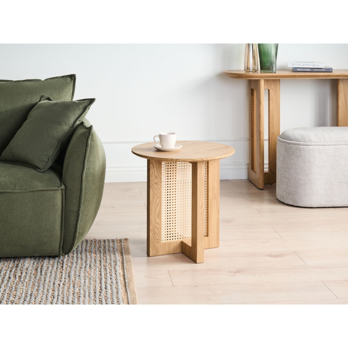 Stolik pomocniczy KARLO Jasnobrązowy