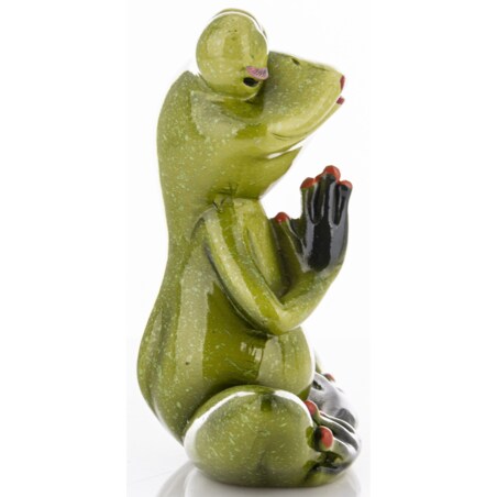 Dekoracja - żaba joginka 14,5x15,5x7 cm JOGA