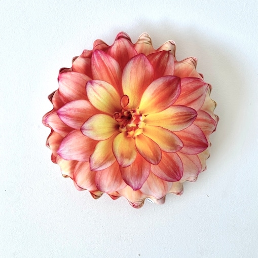 Poduszka jesienna kwiat Dalia mała