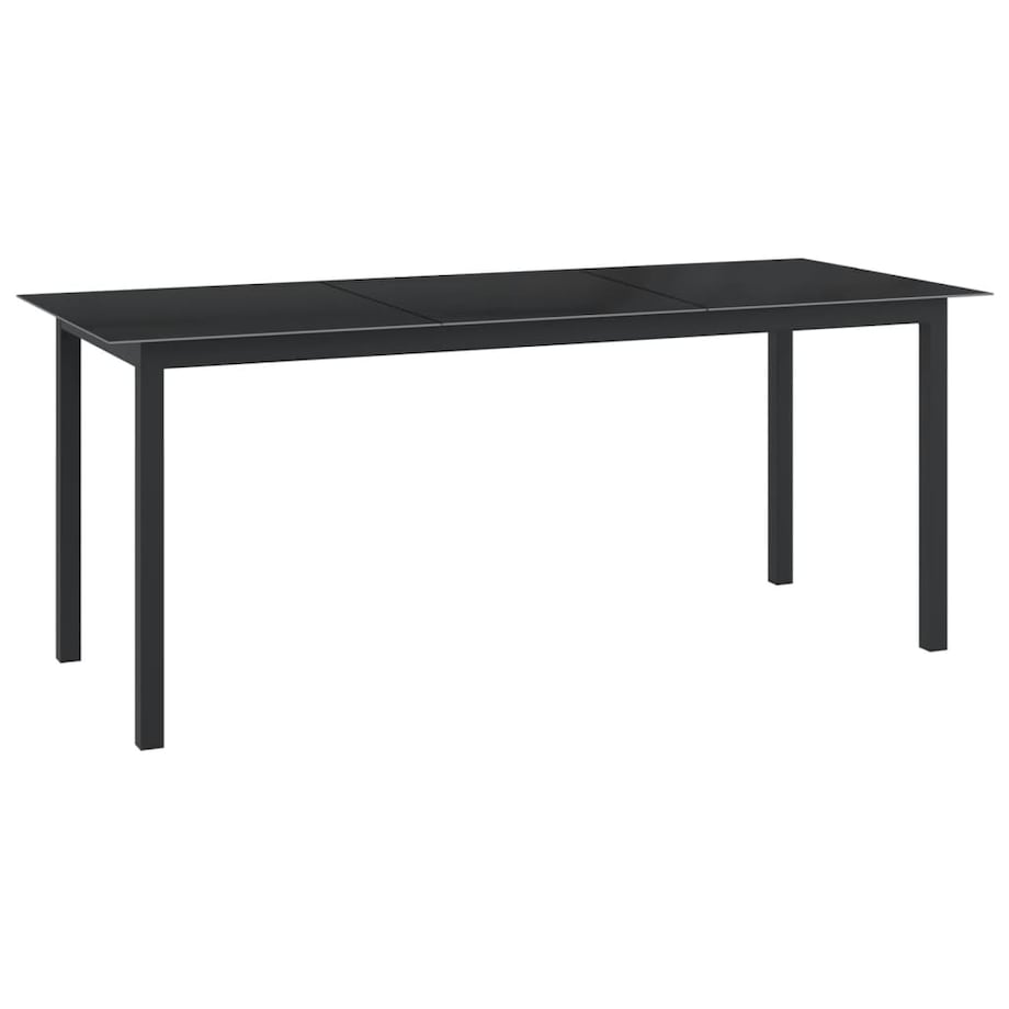 vidaXL 9-częściowy zestaw mebli ogrodowych, aluminium, antracytowy