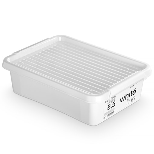 Pojemnik Plastikowy Pudełko Z Pokrywą Do Przechowywania Box Organizer 8,5L