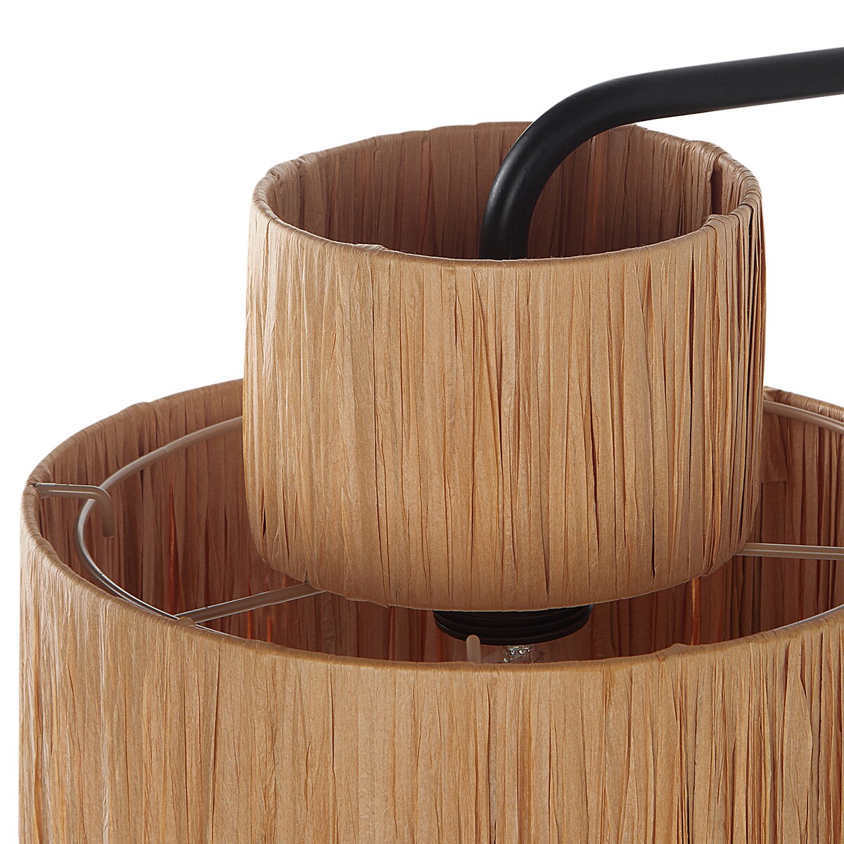 Zestaw 2 lamp ściennych SHINFA Naturalny Plecionka