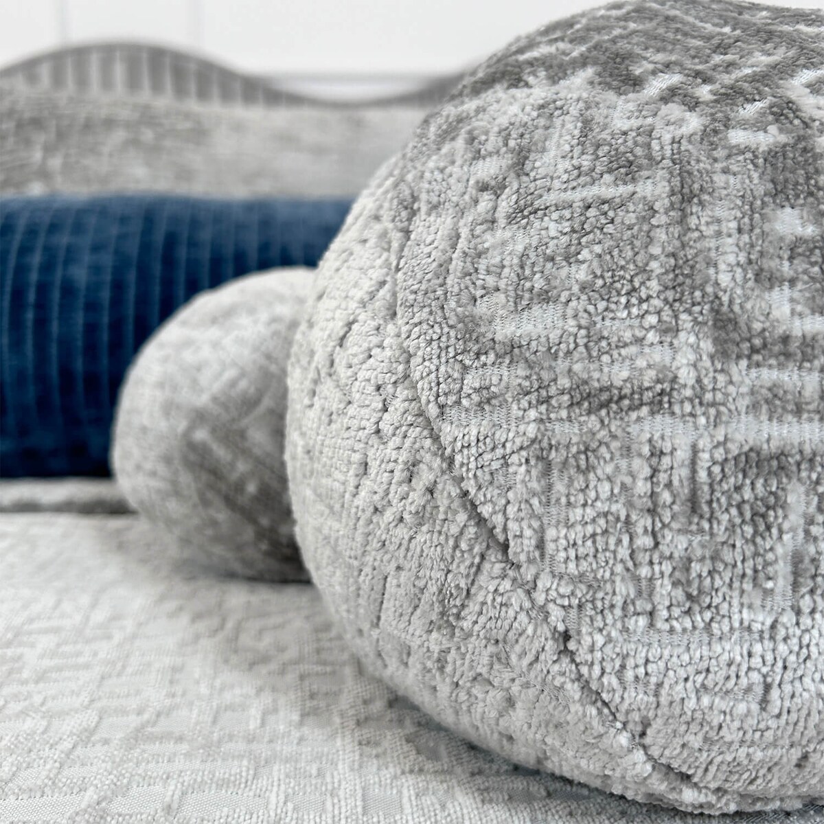 Poduszka HAPPY PILL 13 cm Stalowa