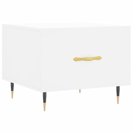 vidaXL Stoliki kawowe, 2 szt., białe, 50x50x40 cm