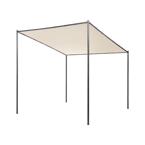 Pawilon ogrdowy 282 x 294 cm beżowy VIMINO