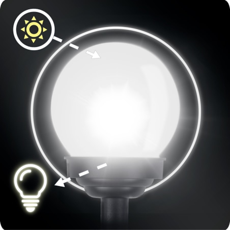 Lampki solarne do ogrodu czujnik zmierzchu Ilumen 4szt