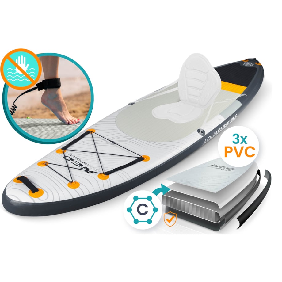 Deska SUP do pływania pompowana Paddle Aquasurf 320cm Neo-Sport