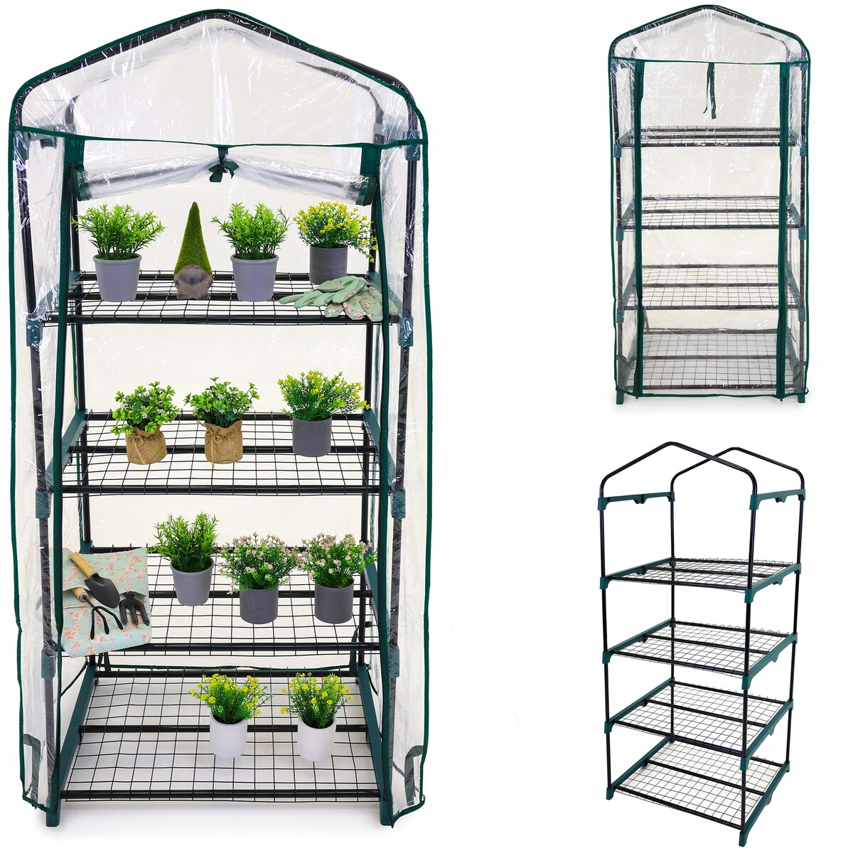 Mini Szklarnia Balkonowa Ogrodowa 160X70X50 Do Uprawy Roślin