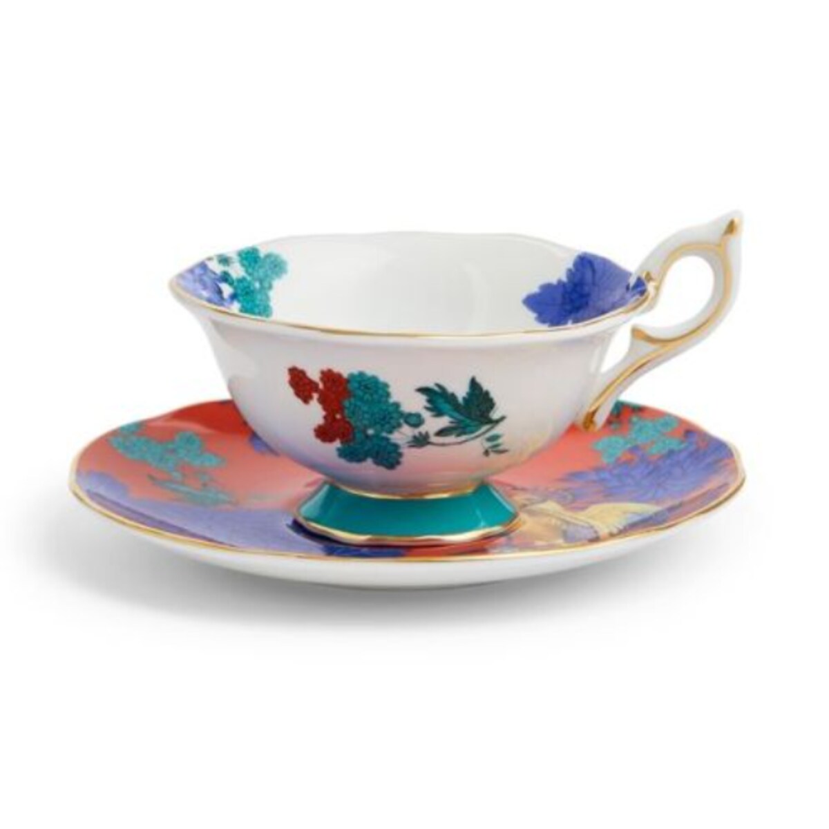 Filiżanka do herbaty ze spodkiem Golden Parrot Wonderlust Wedgwood