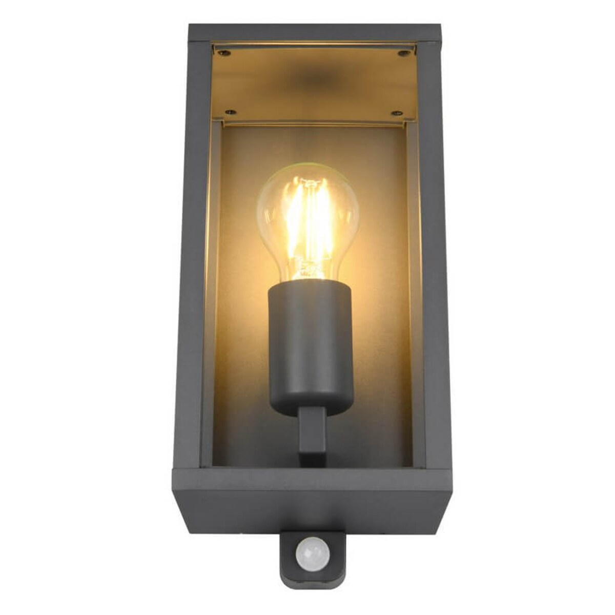 Elewacyjna lampa Garonne 201869142 Trio lampion z czujnikiem ruchu antracyt