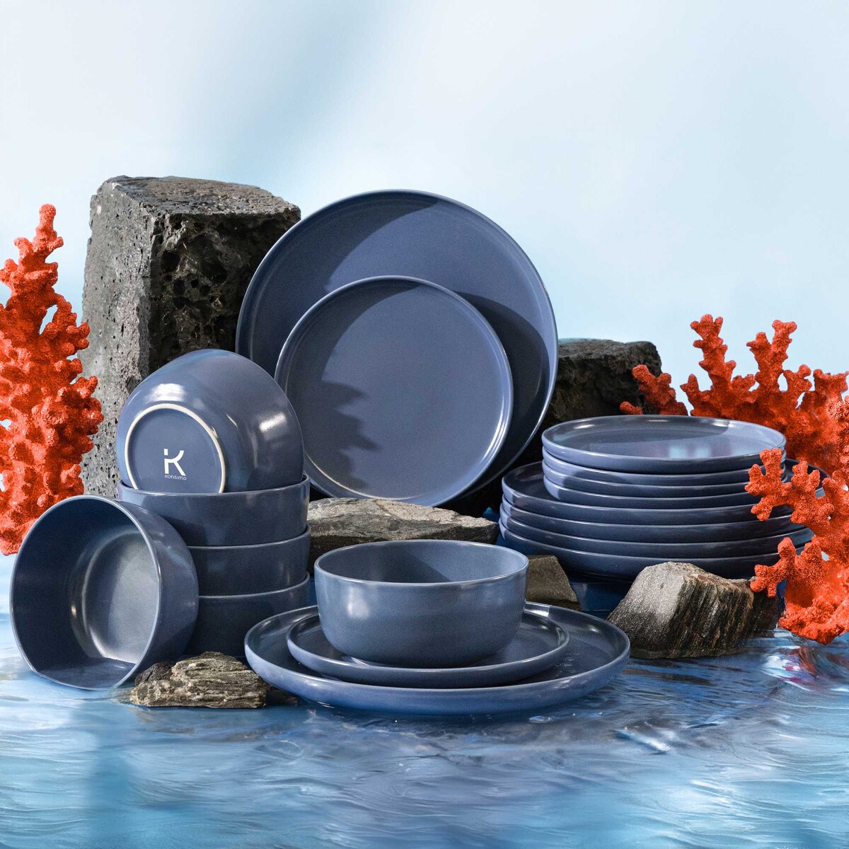 Konsimo VICTO Zestaw obiadowy 6os. (18 el.)