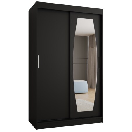 Szafa przesuwna ROSSA 120 czarny
