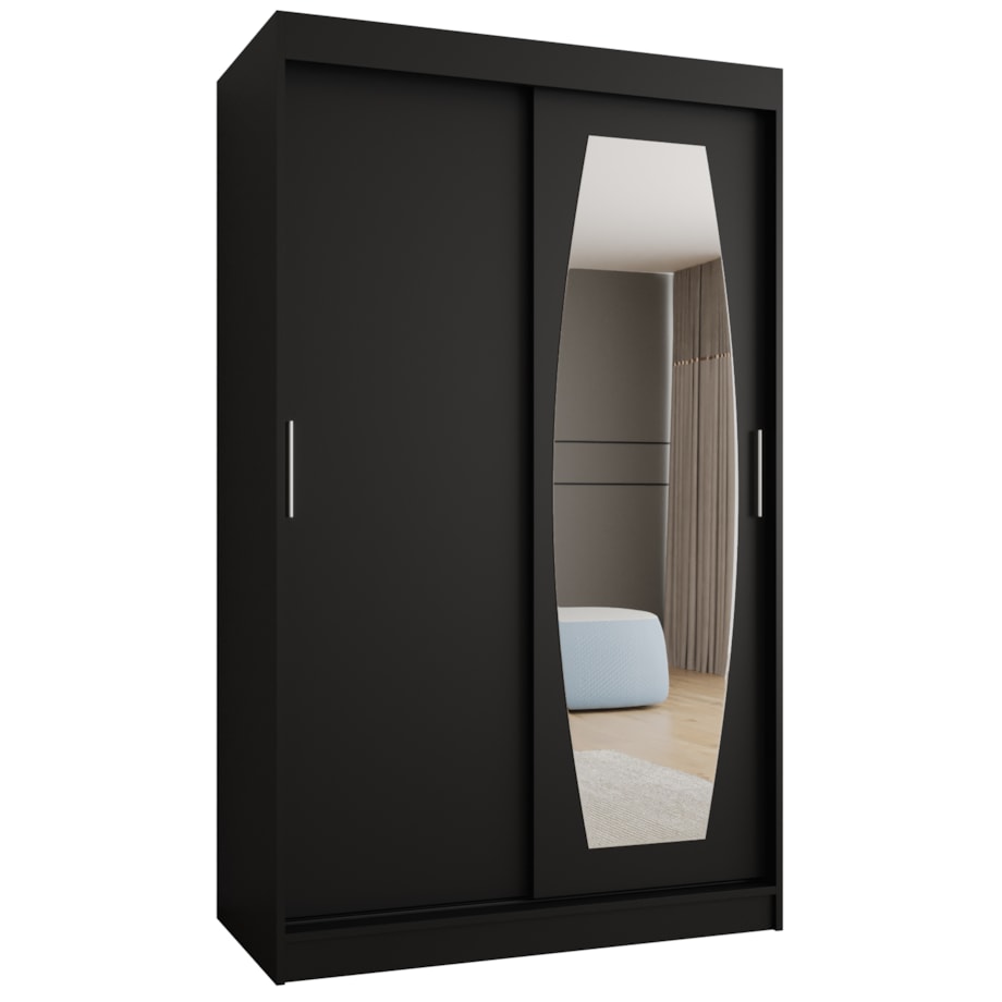 Szafa przesuwna ROSSA 120 czarny