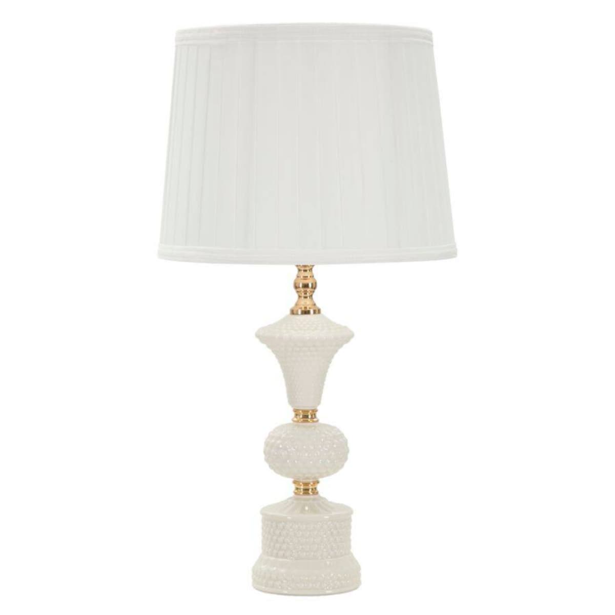 Lampa stołowa z ozdobną bazą CASERTA, 57 cm