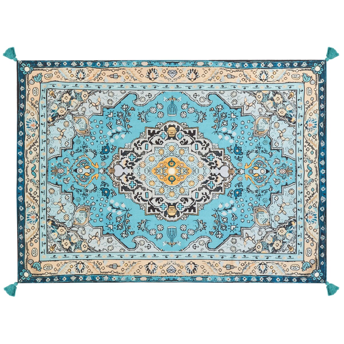 Koc piknikowy KOTLA 150 x 200 cm Niebieski