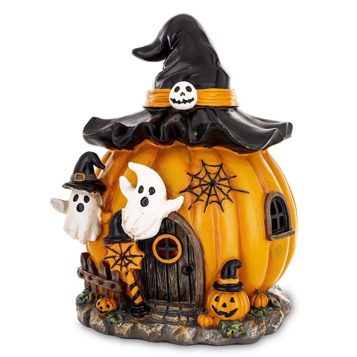 Dekoracja - domek z dyni LED 27x20x18 cm CASA DI ZUCCA