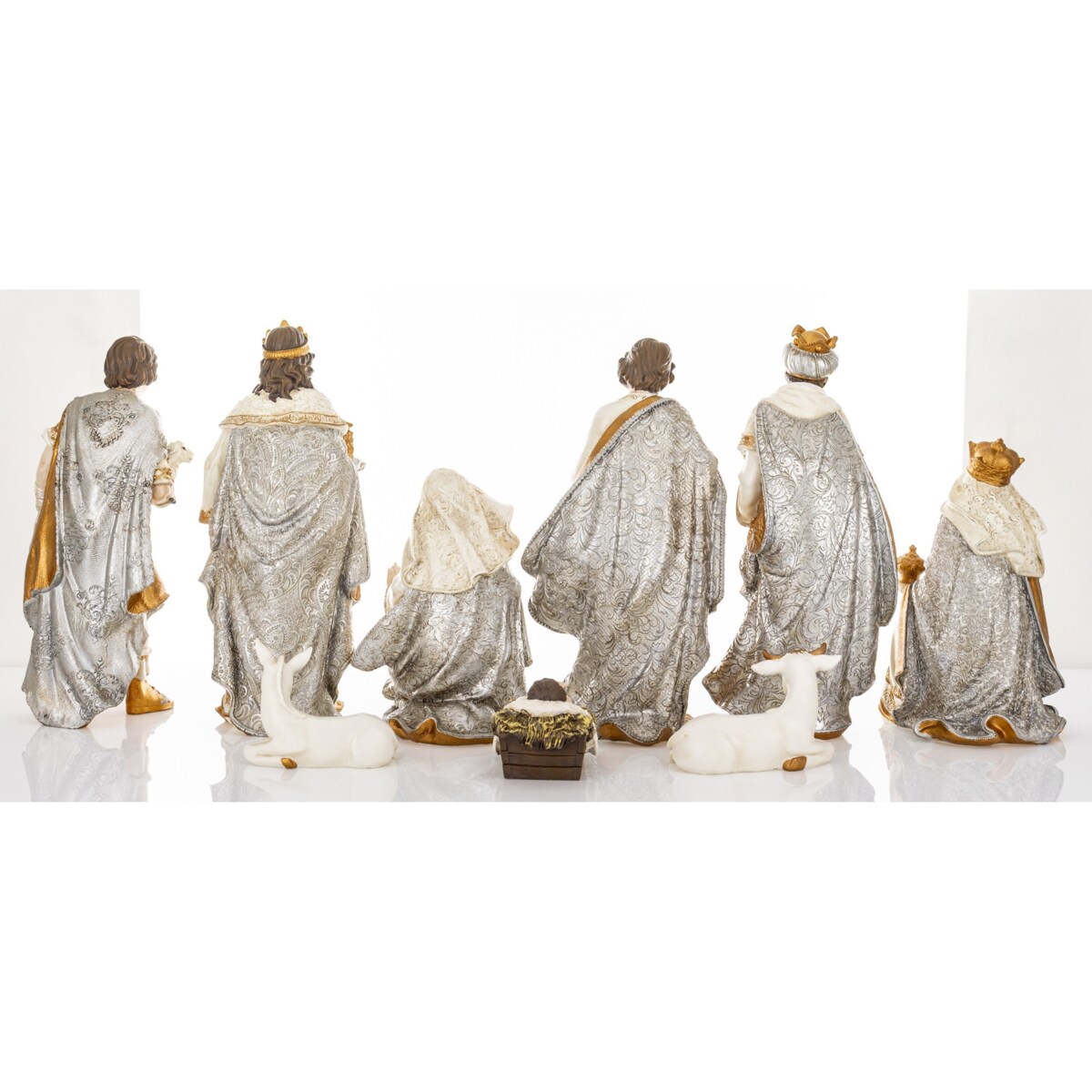Dekoracja - szopka NATALE 9 postaci, 26x60x28 cm