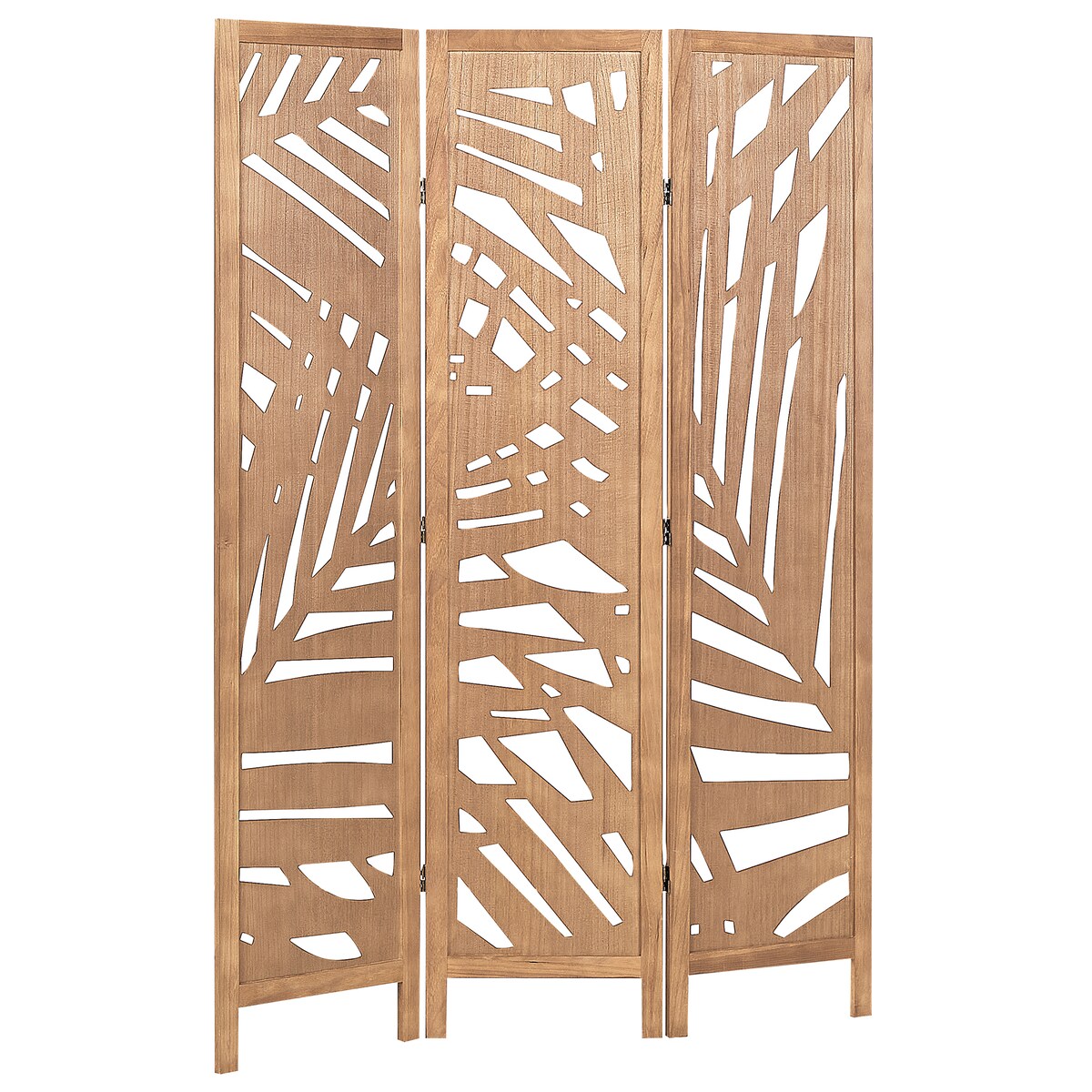 3-panelowy parawan pokojowy VERNAGO Jasnobrązowy 122 cm 170 cm