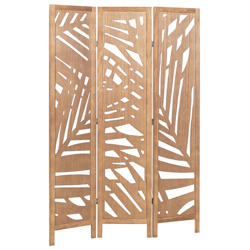 3-panelowy parawan pokojowy VERNAGO Jasnobrązowy 122 cm 170 cm