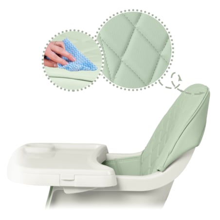 Krzesełko do karmienia dla dzieci fotelik 3w1 tacka Nukido