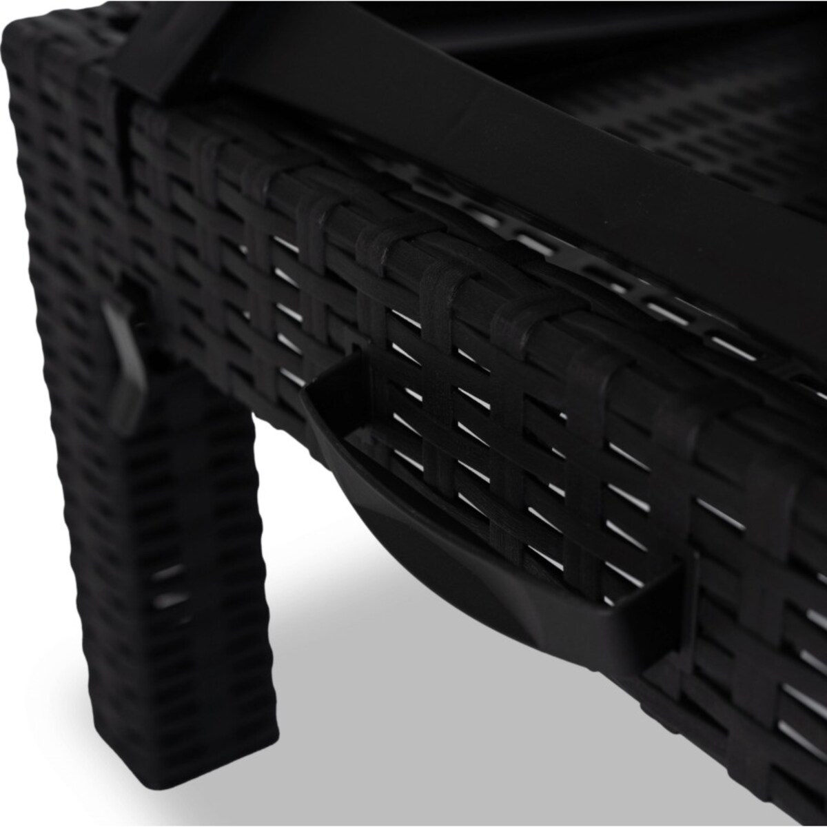 Leżak Ogrodowy Rattanowy Turystyczny Rozkładany Leżanka Łóżko LUIZJANA