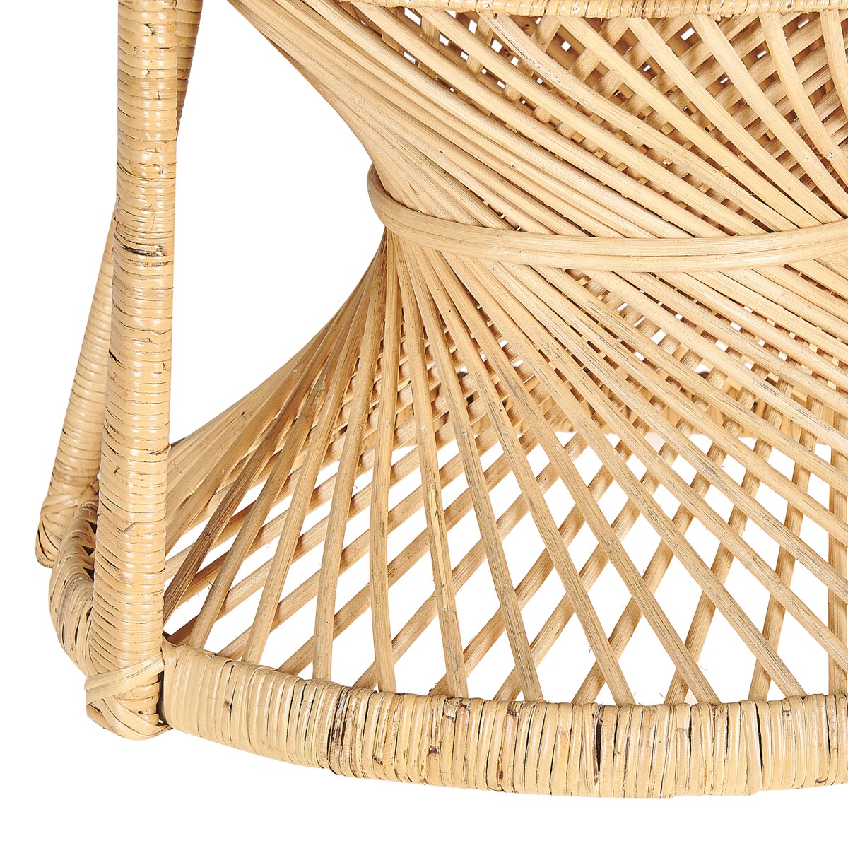 Fotel paw EMMANUELLE Rattan Naturalny