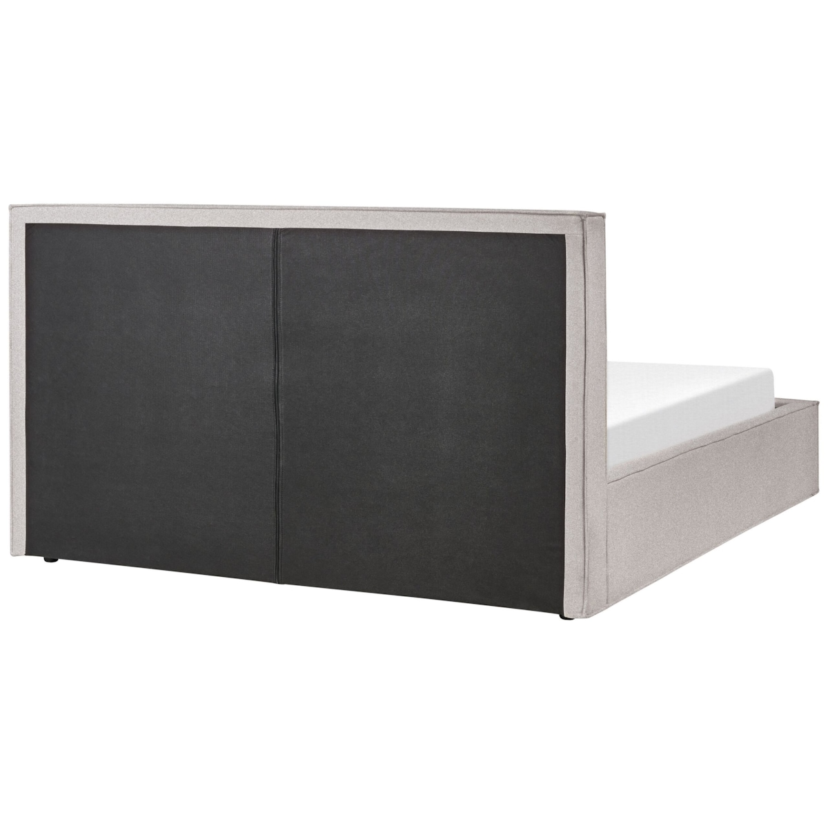 Łóżko z pojemnikiem MOISSAC 180 x 200 cm Jasnoszary