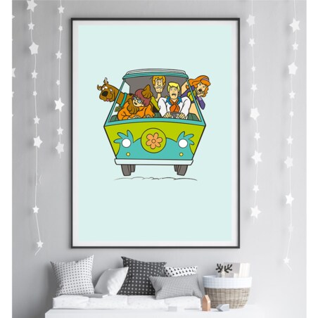 Poster Story, Plakat, Obraz - Scooby Doo the Mystery Machine, wymiary 50 x 70 cm