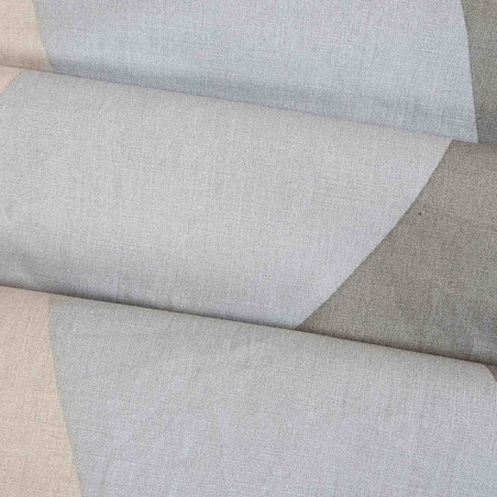 Poszewka dekoracyjna bawełniana 40x40 Forma Stone szara w geometryczny wzór, Cottonlove, Darymex