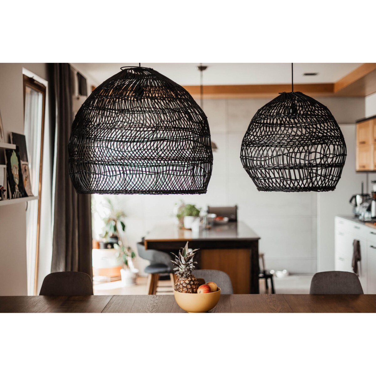 Lampa wisząca Cezar XL czarna Monnarita