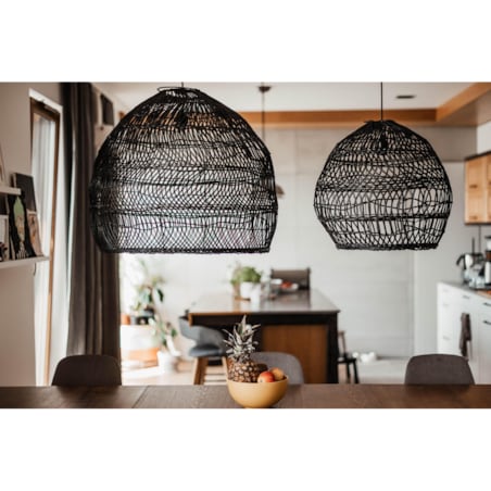 Lampa wisząca Cezar XL czarna Monnarita