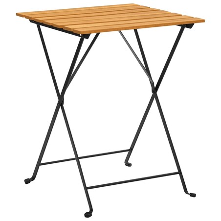 vidaXL Stolik bistro, 55x54x71 cm, lite drewno akacjowe