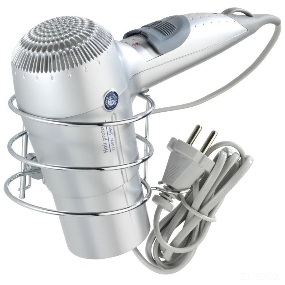 Uchwyt na suszarkę do włosów CLASSIC - stal chromowana, WENKO