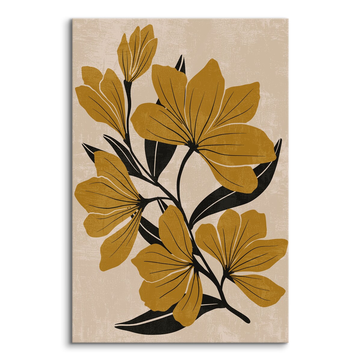 Obraz Brązowe Kwiaty Polne 30x40cm