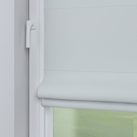 Roleta plisowana rzymska Sycylia, biało-szary, Blackout 300cm