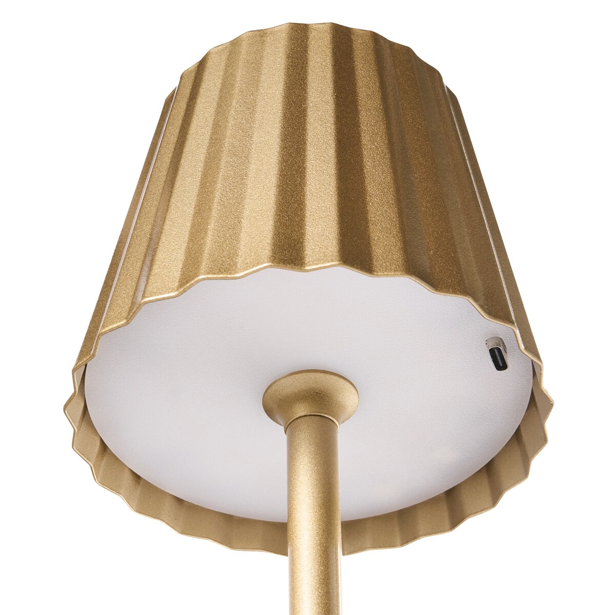 Bezprzewodowa lampa stołowa LED ABARO Ze ściemniaczem Metal Złoty