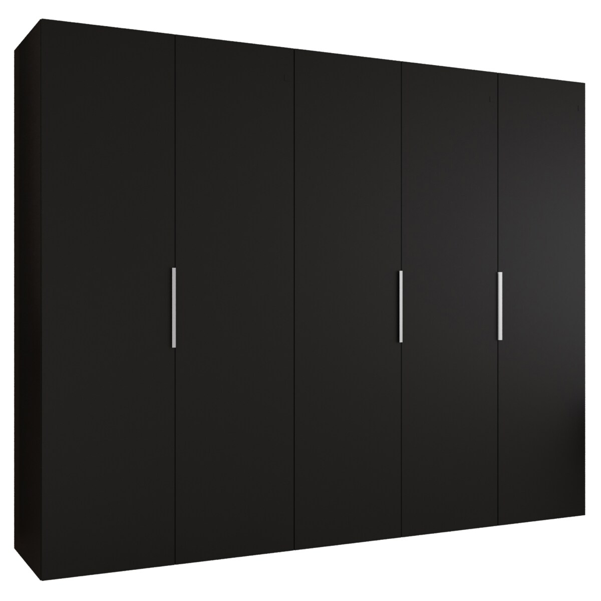 Szafa uchylna otwierana MARBELLA 1 250 wys. 202 cm Czarny + u. Kaszmir