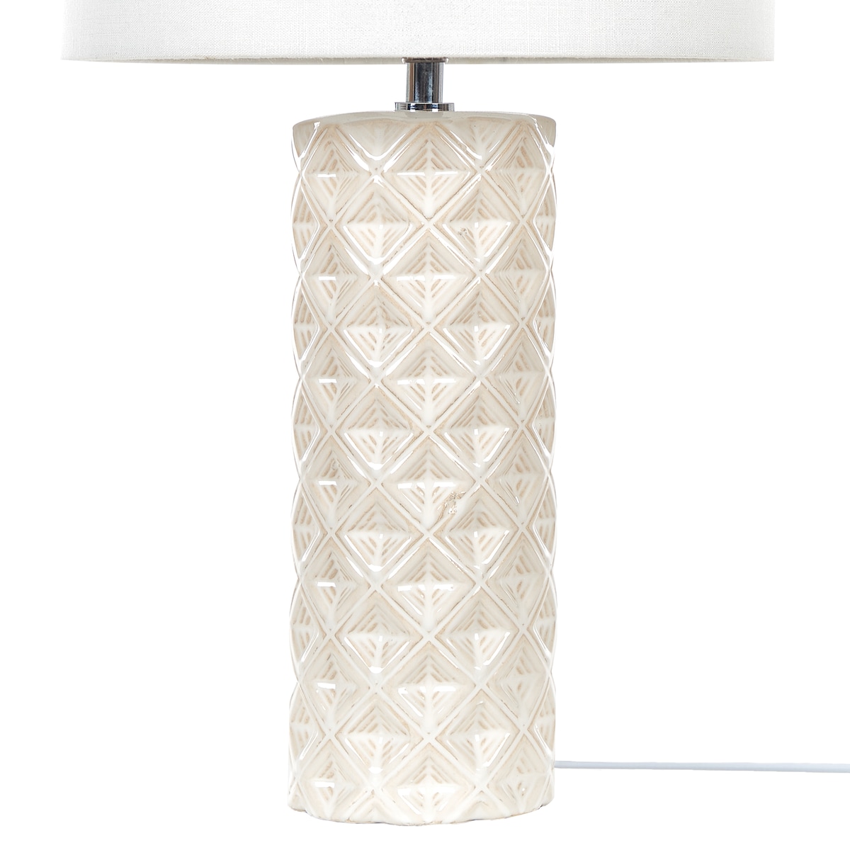 Lampa stołowa BALONNE Ceramika Jasnobeżowy