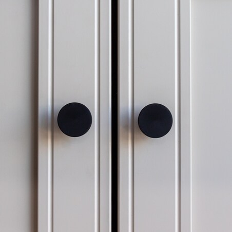 Gałka do mebli uchwyt meblowy czarna klasyczna minimalistyczna do szafek szuflad 30mm