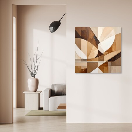 Obraz do salonu sypialni kuchni, Kształy Figury Geometryczna Abstrakcja