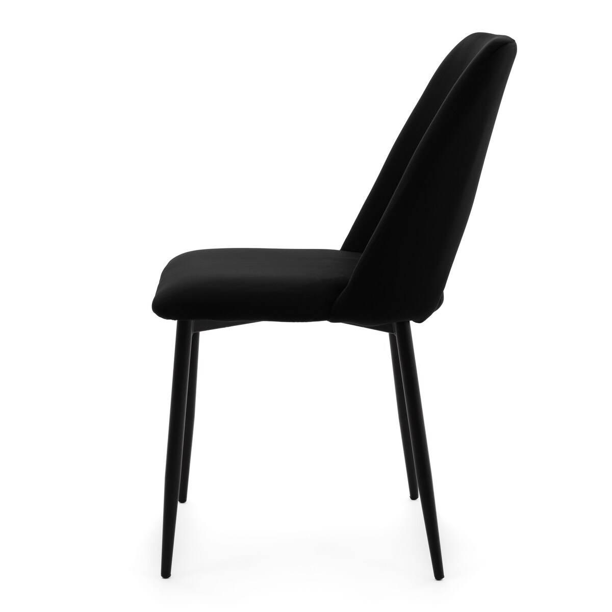 KRZESŁO TAPICEROWANE WELUROWE DO SALONU JADALNI GLAMOUR CZARNE ORO