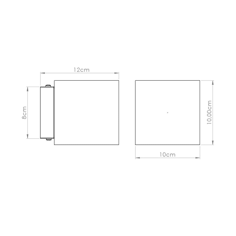 Kinkiet QUAD beton beżowy