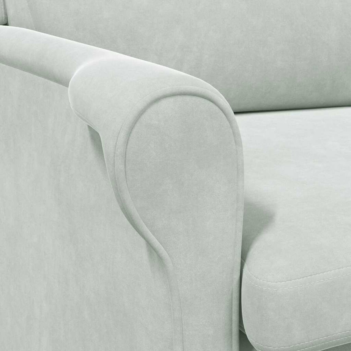 vidaXL fotel Jasnoszary 76 x 94 x 102 cm Aksamit