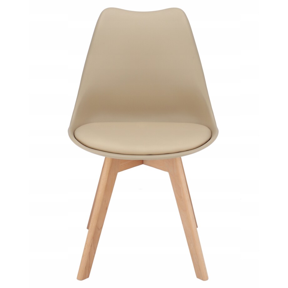 Krzesło skandynawskie OSLO do kuchni jadalni beżowe
