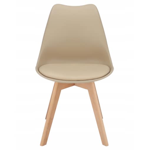 Krzesło skandynawskie OSLO do kuchni jadalni beżowe