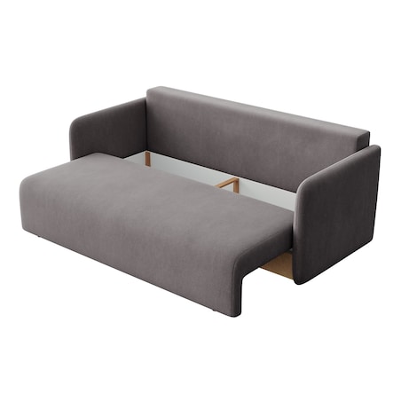 Sofa 3 osobowa Chaum rozkładana szara